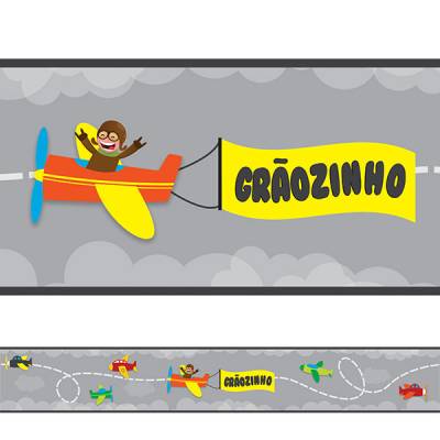 Faixa Aviãozinho com Nome Personalizado