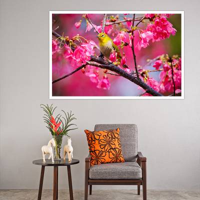 Painel Adesivo Para Parede Floral Modelo 1