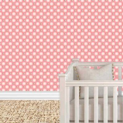 Papel de Parede Matelasse e Pérola Salmão