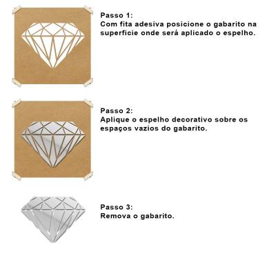 Espelho Decorativo Diamante