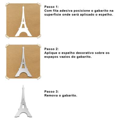 Espelho Decorativo Torre Eiffel