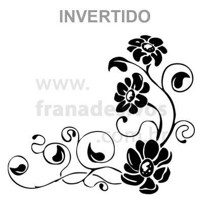 Adesivo de Parede Floral 18