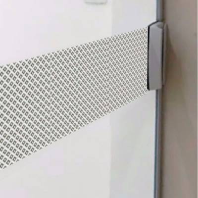 Adesivo Decorativo Jateado Losango Para Vidro, Box, Janela, Porta 100cm De Largura