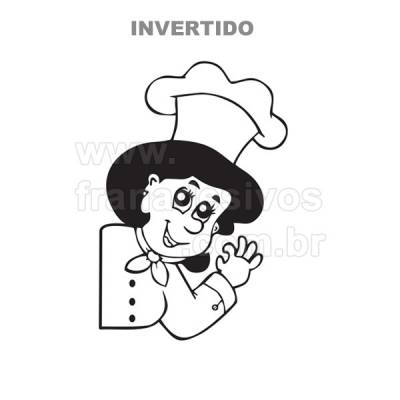 Adesivo de Geladeira Chefe de cozinha 4