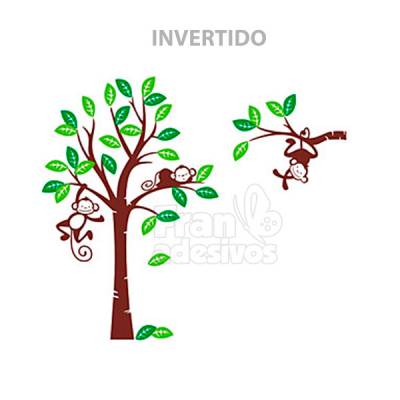 Adesivo de Parede Infantil Macaquinhos na Arvore