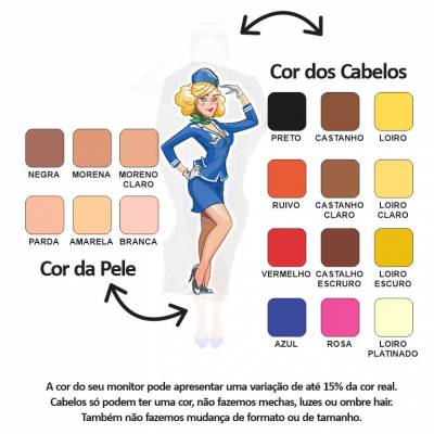 Capinha para Celular Aeromoça 3