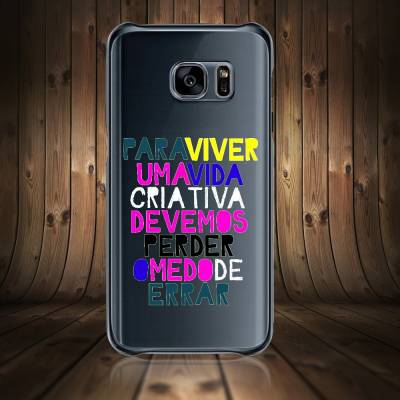 Capinha Para Celular Frase Vida Criativa