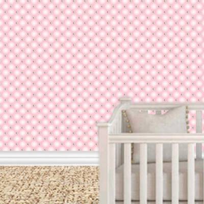 Papel de Parede Matelasse e Pérola Rosa Escuro