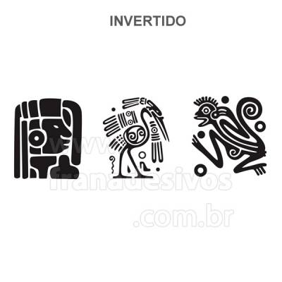 Adesivo decorativo de parede Tribal