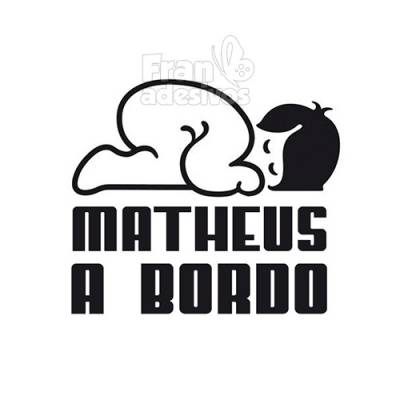 Adesivo Bebê a Bordo Personalizado Bebe Dormindo 3