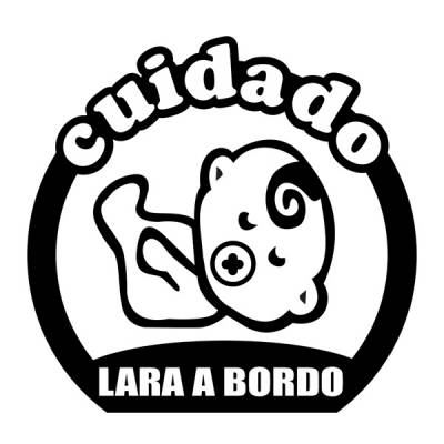 Adesivo Bebê a Bordo Personalizado Bebe Dormindo 2