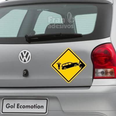 Adesivo de Carro Rebocado