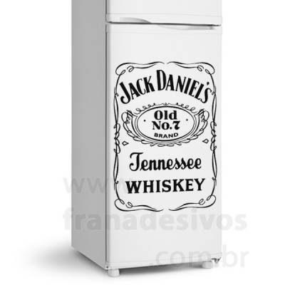 Adesivo de Geladeira Jack Daniels