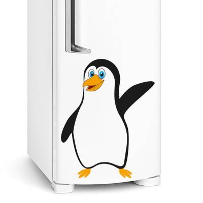  Adesivo de geladeira Pinguim charmoso