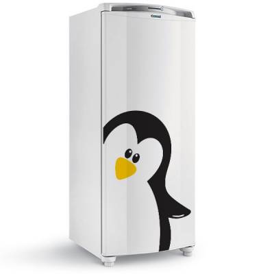 Adesivo de geladeira pinguim fofinho modelo 1