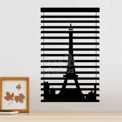 Adesivo decorativo de Janela - Torre Eiffel