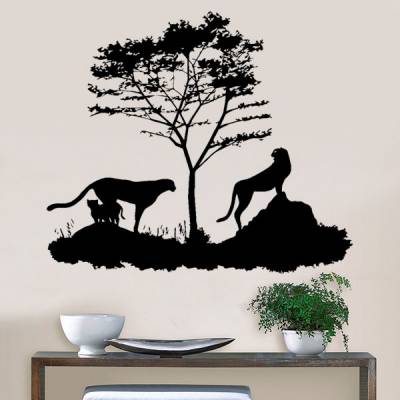 Adesivo de Parede Animais na Floresta