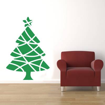 Adesivo de Parede Decorativo Árvore de Natal 3