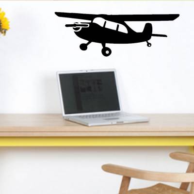 Adesivo De Parede Avião Teco-teco