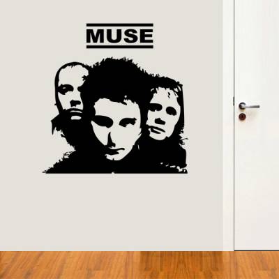 Adesivo de parede Banda Muse