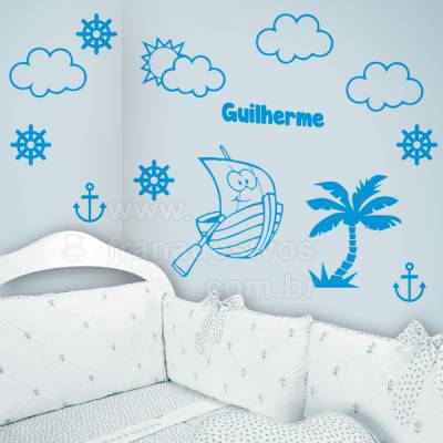 Cartela - Quarto Infantil Barquinhos