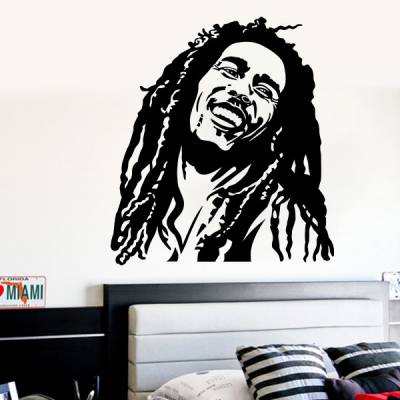 Adesivo de Parede Bob Marley 2