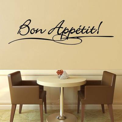Adesivo De Parede Bon Appétit