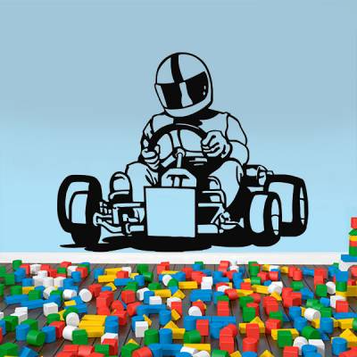 Adesivo De Parede Corredor De Kart