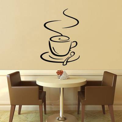 Adesivo De Parede Xícara De Café