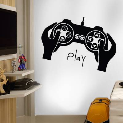 Adesivo De Parede Games Controle Play