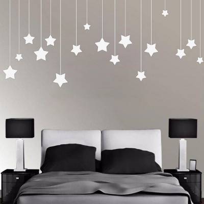 Adesivo De Parede Estrelas Penduradas