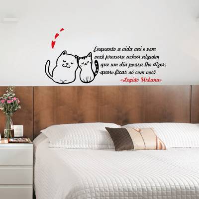 Adesivo Frase Legião Urbana