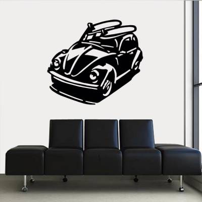 Adesivo de Parede Fusca com Pranchas de Surf