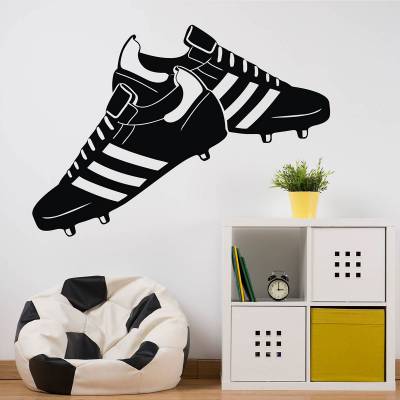 Adesivo De Parede Chuteira De Futebol 2