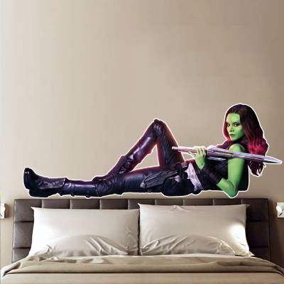 Adesivo De Parede Marvel Gamora 02