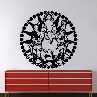 Adesivo de Parede Fé E Religião Deus Ganesha
