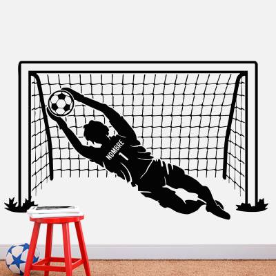 Adesivo De Parede Esportes Goleiro Defendendo