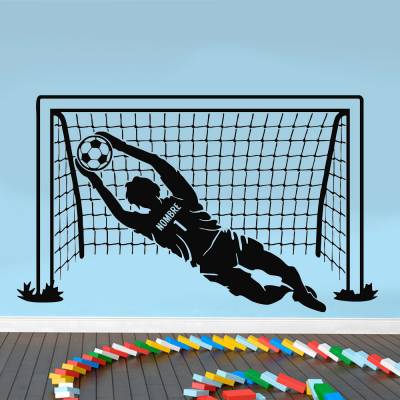 Adesivo De Parede Goleiro Defendendo