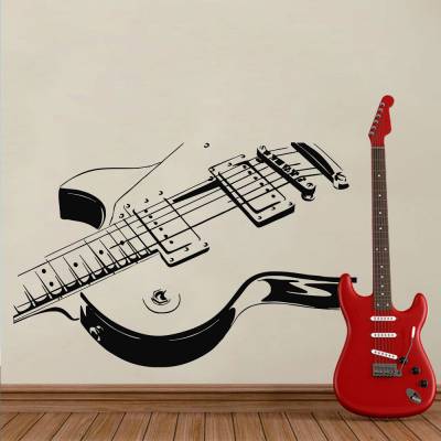 Adesivo De Parede Guitarra Zoom