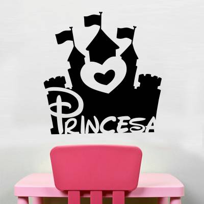 Adesivo De Parede Castelo De Princesa