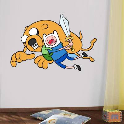 Adesivo de Parede Infantil Desenho Hora da Aventura