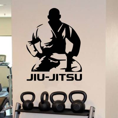 Adesivo De Parede Jiu Jitsu Oss