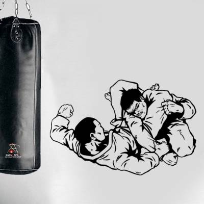 Adesivo De Parede Jiu Jitsu Triangulo