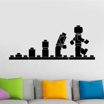 Adesivo de Parede Lego Evolução