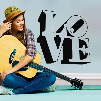Adesivo De Parede Love