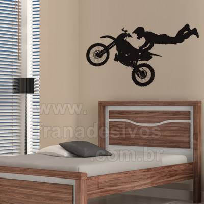 Adesivo Decorativo Esporte Motociclismo