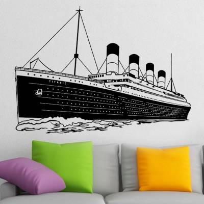 Adesivo de Parede Navio Titanic
