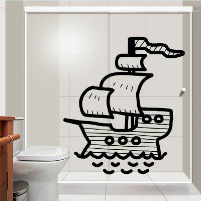 Adesivo de Parede Navios Dos Piratas