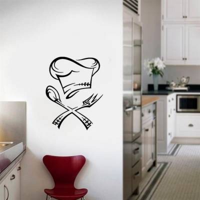 Adesivo de Parede Cozinha Chapéu do Chefe 3