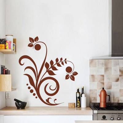 Adesivo de Parede Floral Com Pequenas Tulipas